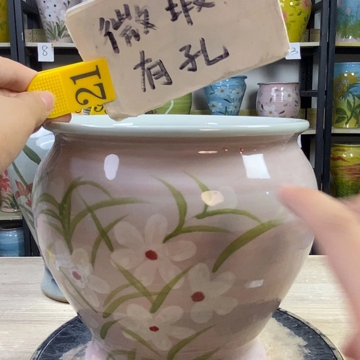 景德镇高温陶瓷花盆