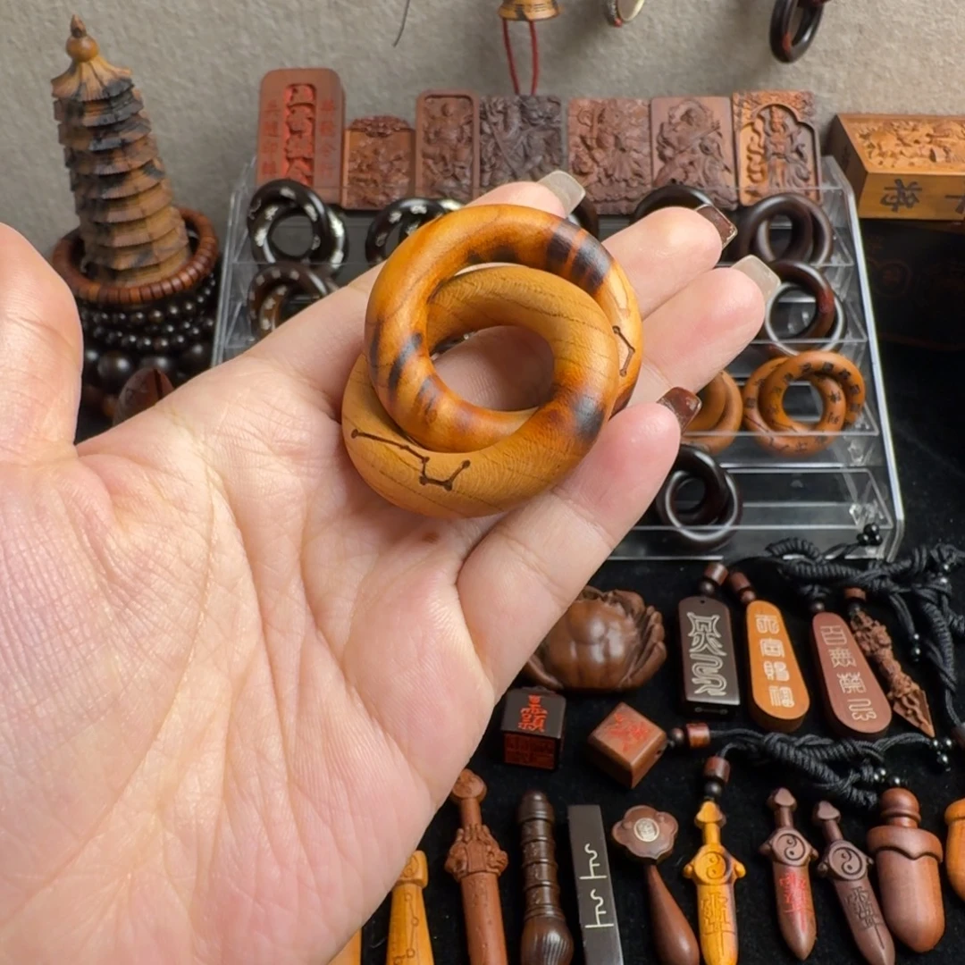 枣木桃木六七星乾坤圈2.5