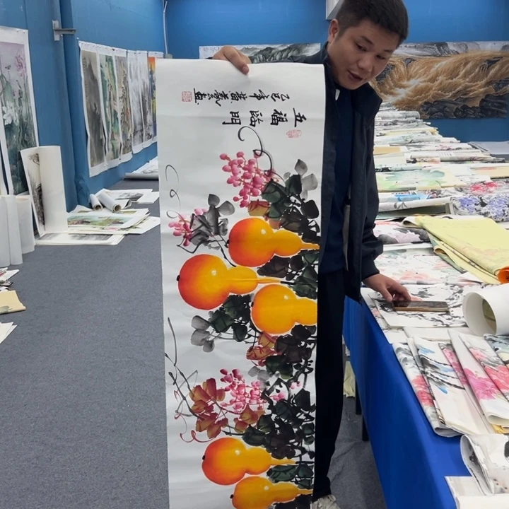 国画宣纸纯手绘字画