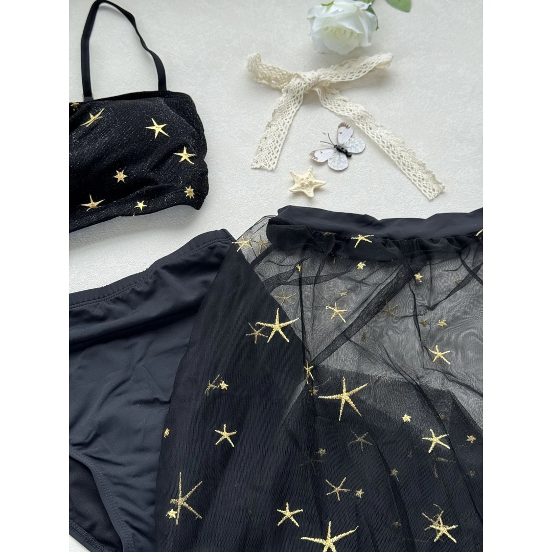 蕾丝长袖泳装网红显瘦遮肉夏季新款度假温泉沙滩女士泳衣