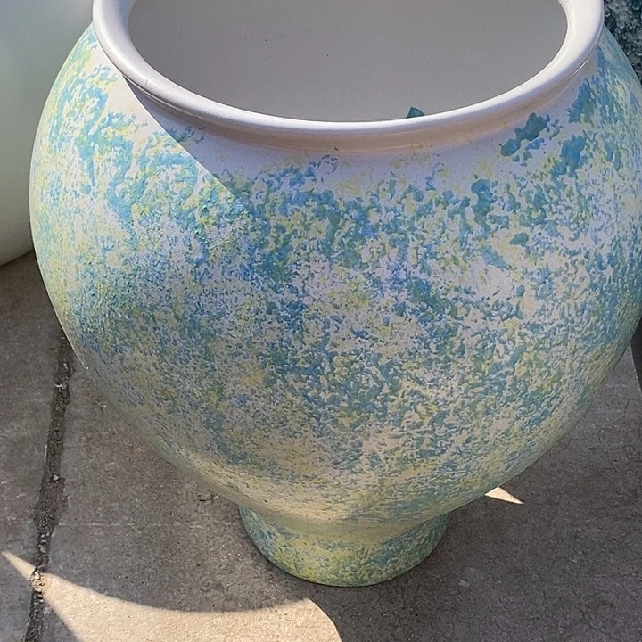 花盆紫砂口26高度43瑕疵