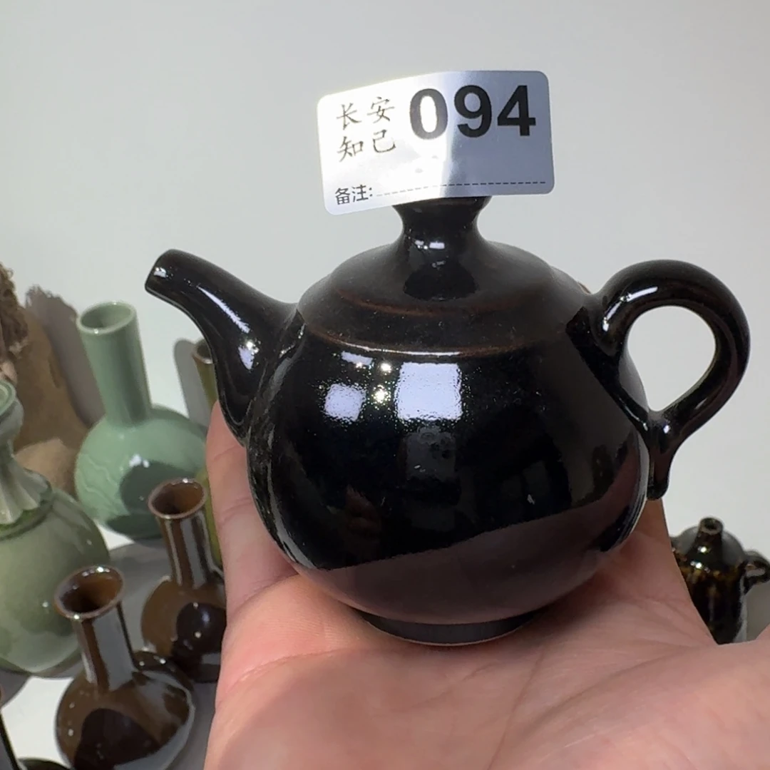微瑕黑釉小倒流壶水滴 094 号