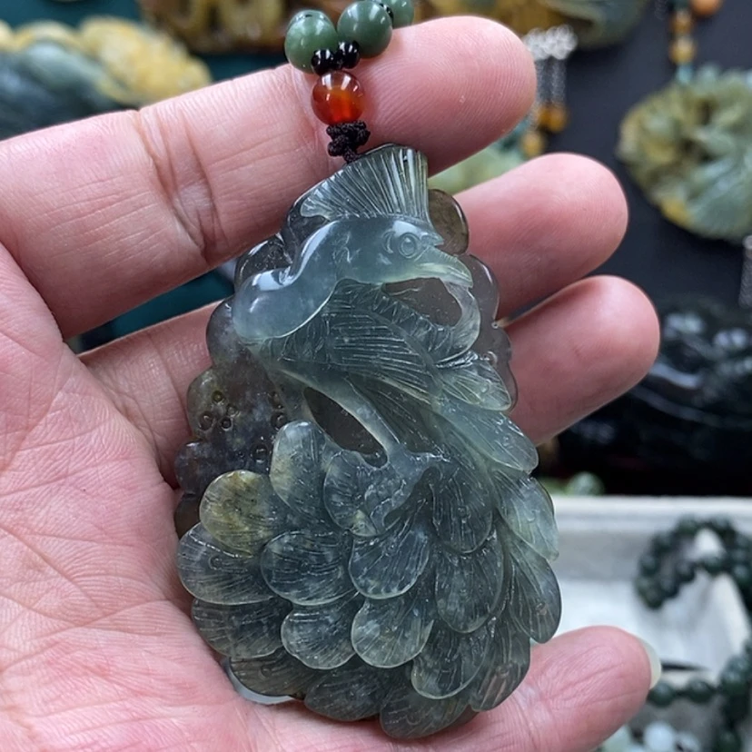 【闪购商品】蛇纹石玉未镶嵌吊坠