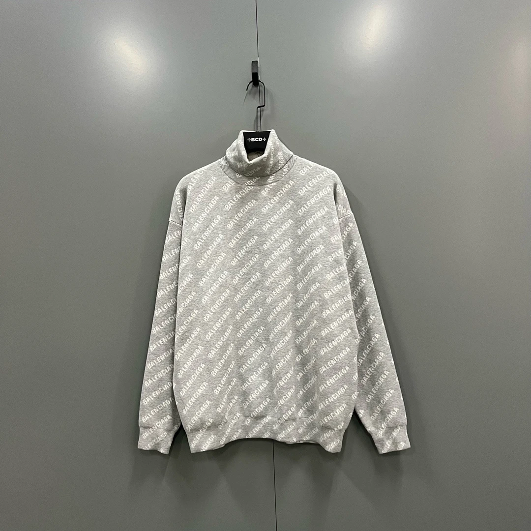 95新 Balenciaga/巴黎世家 jp922 弹幕针织衫 1码 604095