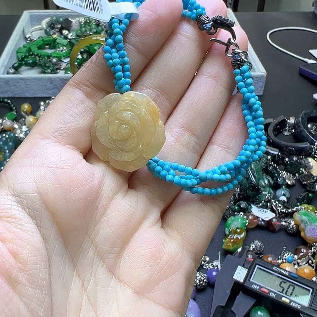 翡翠未镶嵌手链99