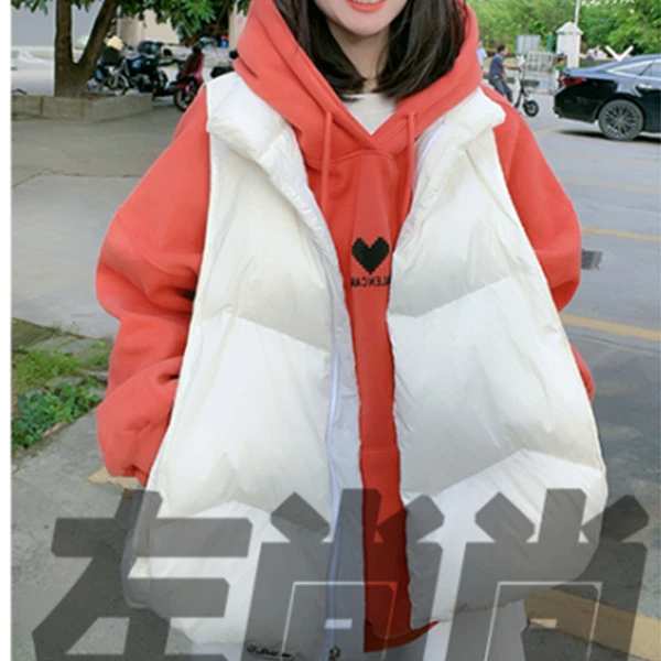 8127  2024秋冬新款韩版连帽卫衣时尚设计感爱心慵懒风长袖上衣女