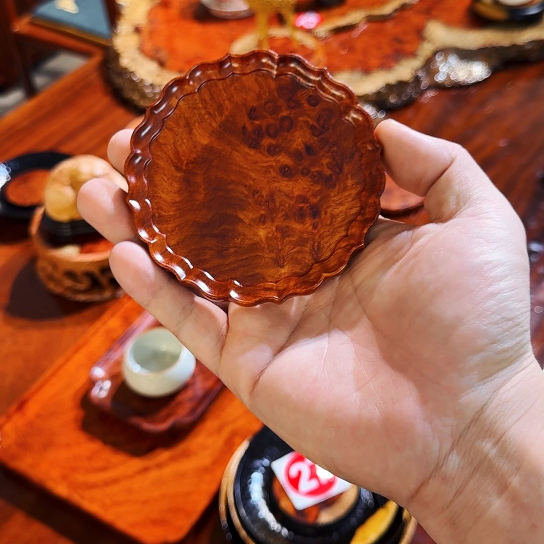 茶*缅花杯垫：：：：：：/2