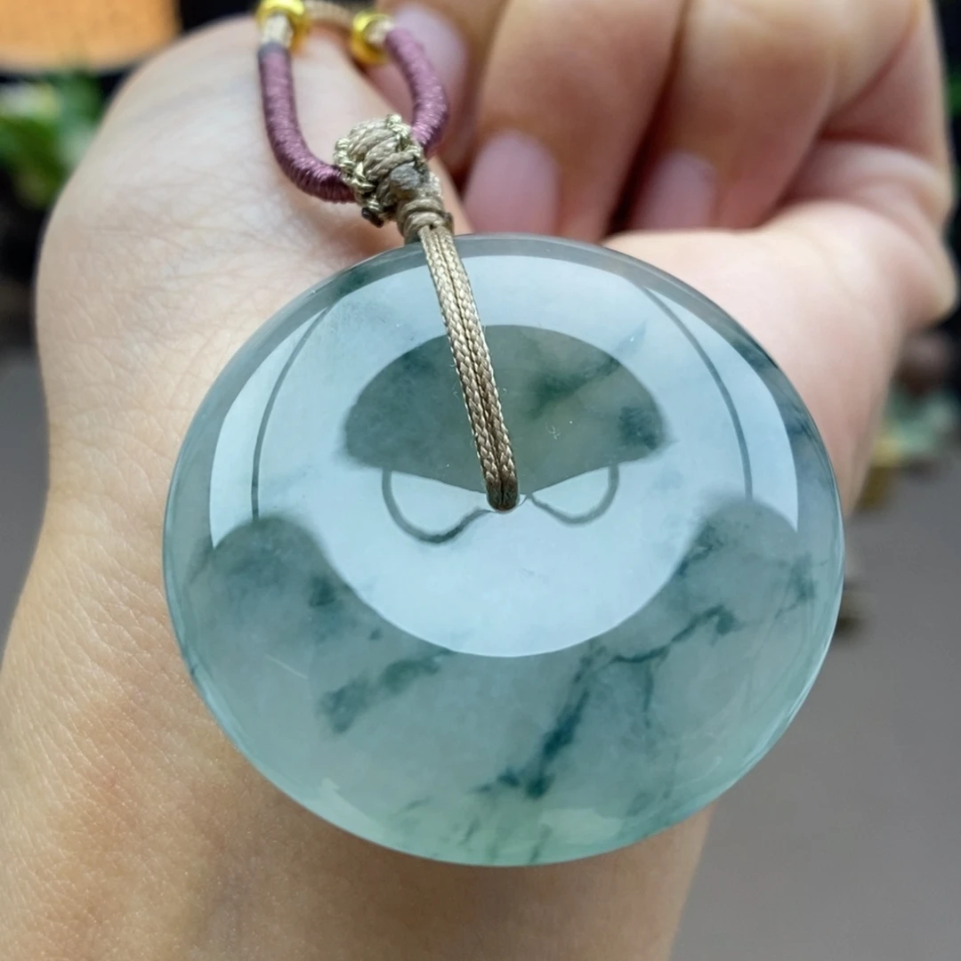 翡翠未镶嵌颈饰吊坠52