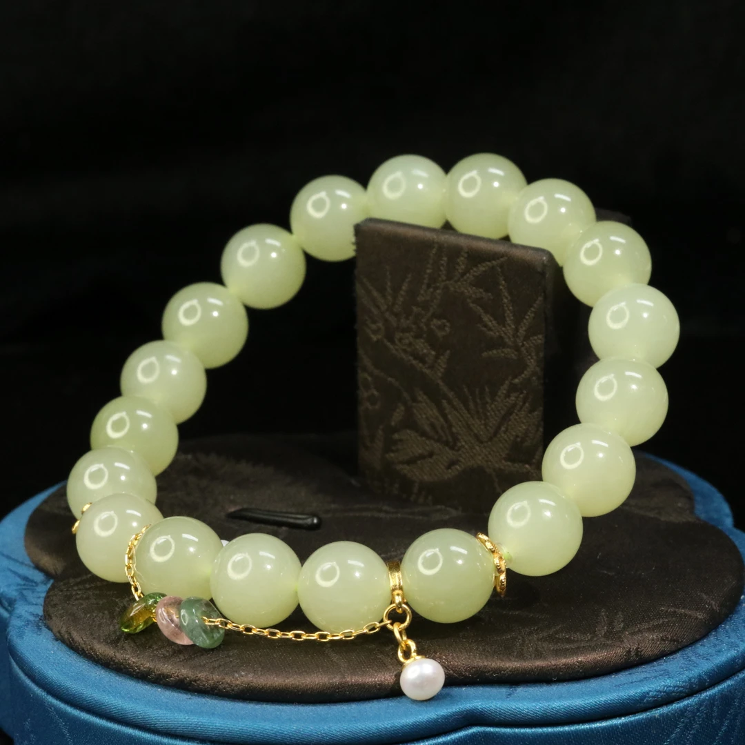 30和田玉晴水手串/300195保利厦门拍卖