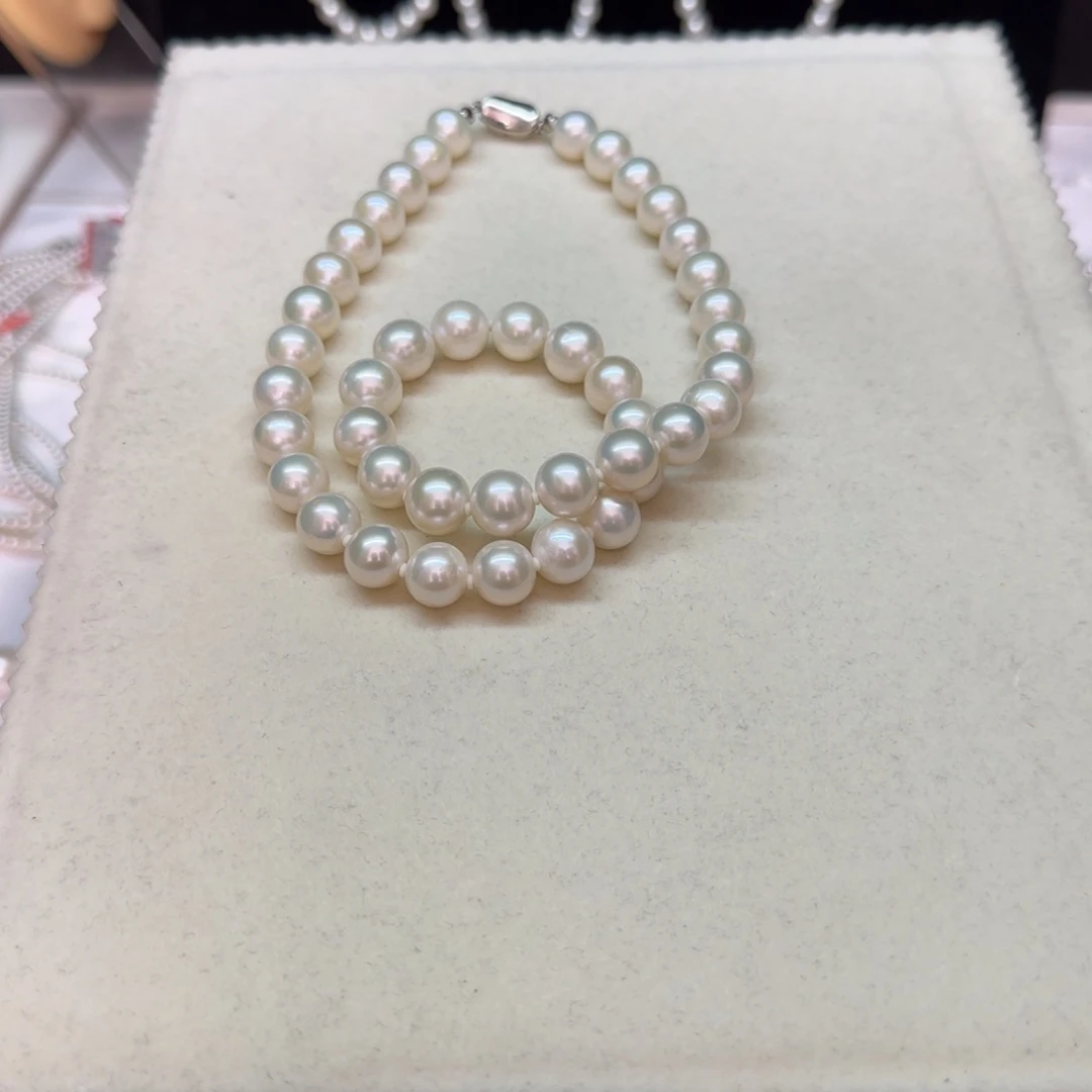 【闪购商品】淡水珍珠项链银S925镶嵌