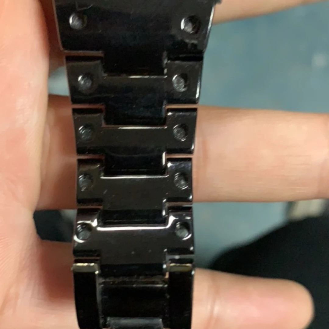 小黑块不锈钢表带