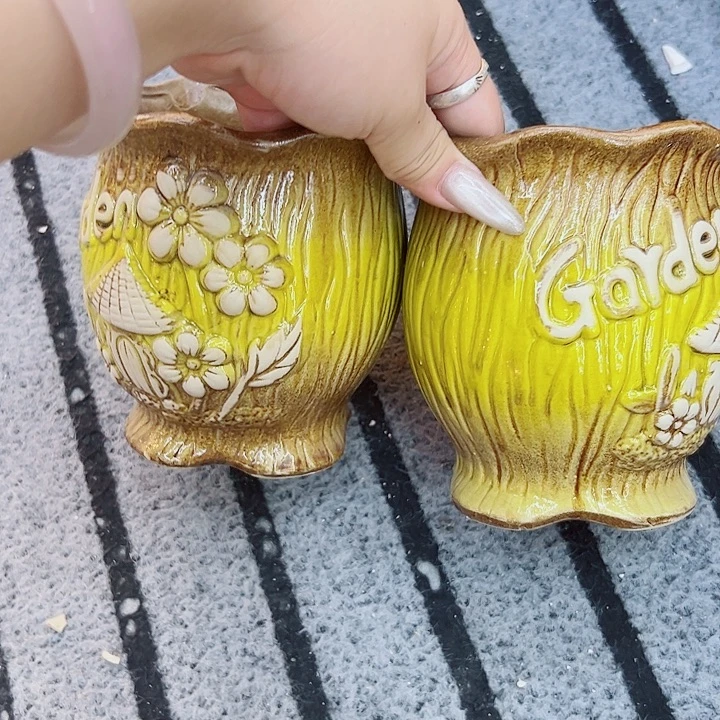 有孔，满10元发货多肉陶瓷花盆