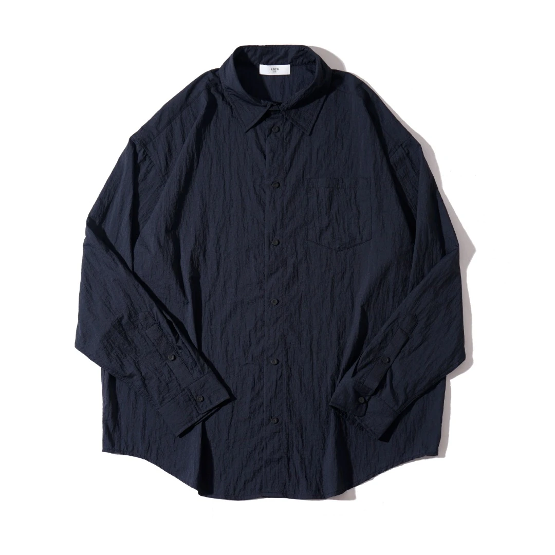 超薄微防泼舒适宽松皮肤衬衣防晒长袖衬衣 2357