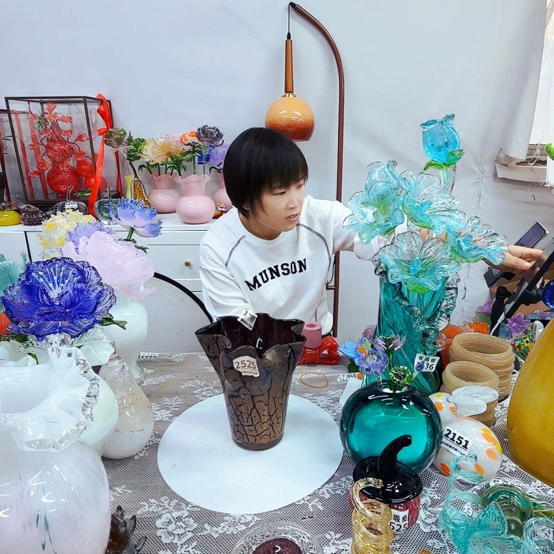 琉璃花瓶花器艺术品