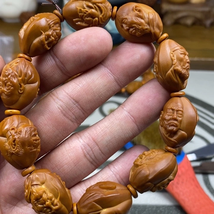 橄榄核手串/手链橄榄核雕工艺手串