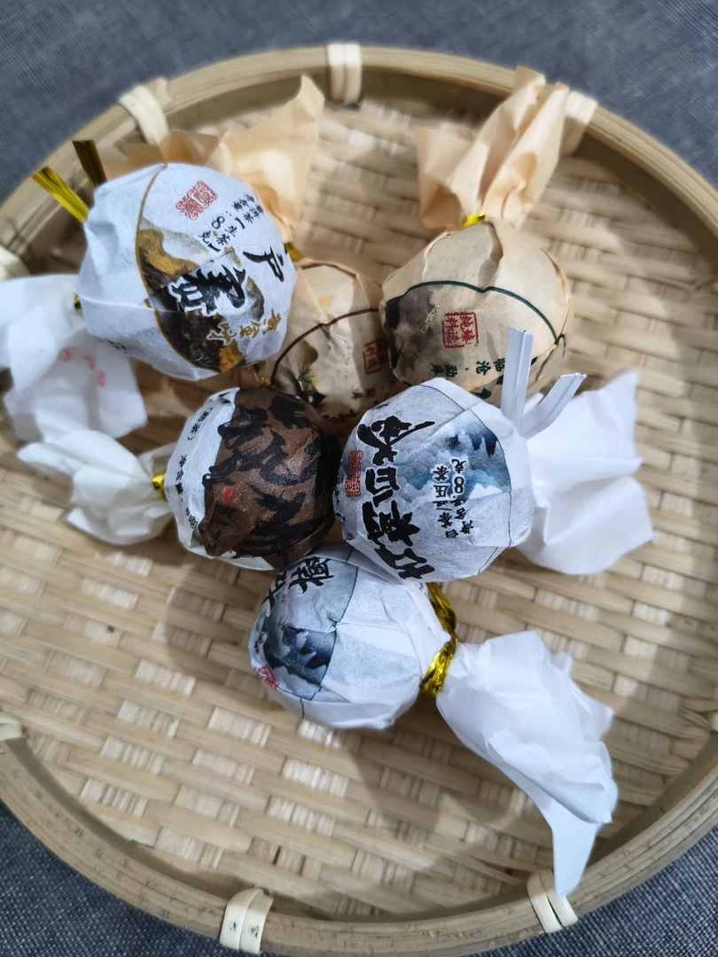 云南勐库普洱茶古树龙珠匠心手作6颗装