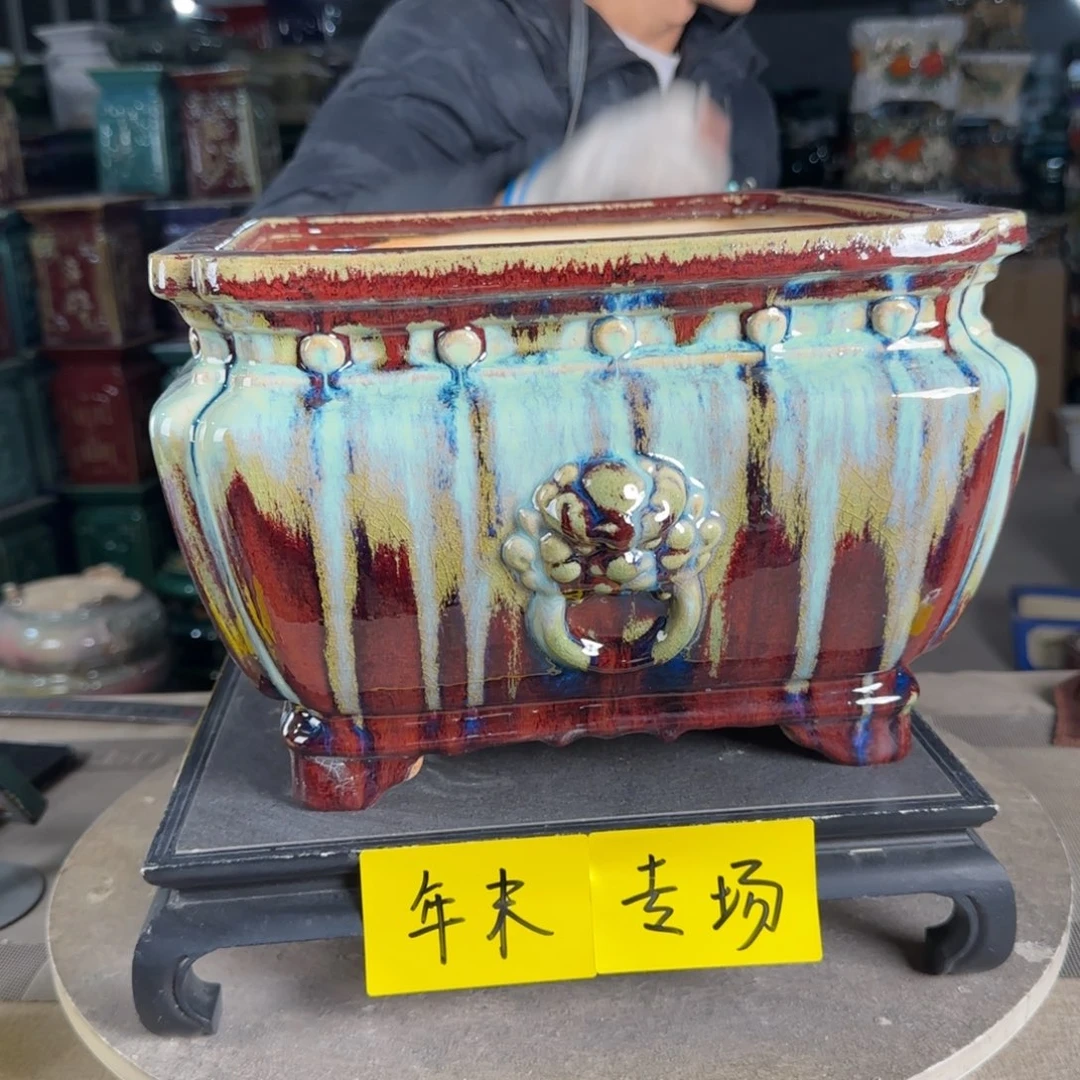 一风堂石湾花盆。微瑕
