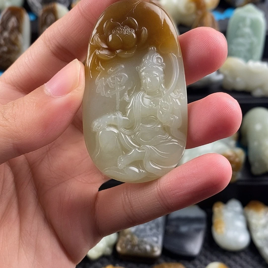 和田玉挂件未镶嵌