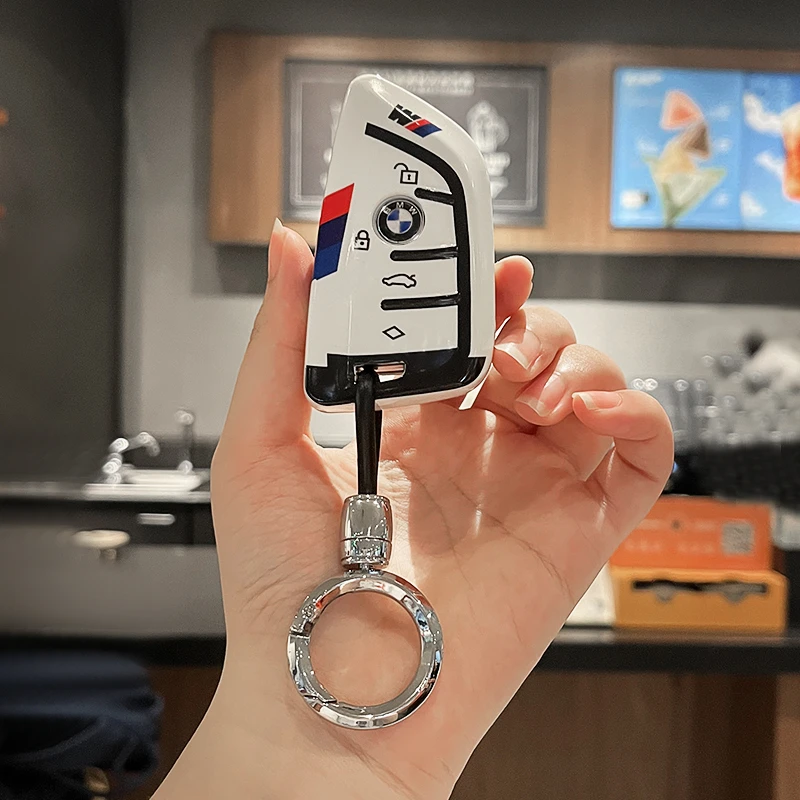 宝马5系钥匙套三系325li刀锋x1x3x4x5x6x7车ix3新款7系i3包扣壳男