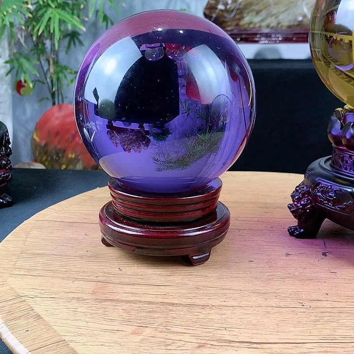 h***6石材紫水晶直径15带底座