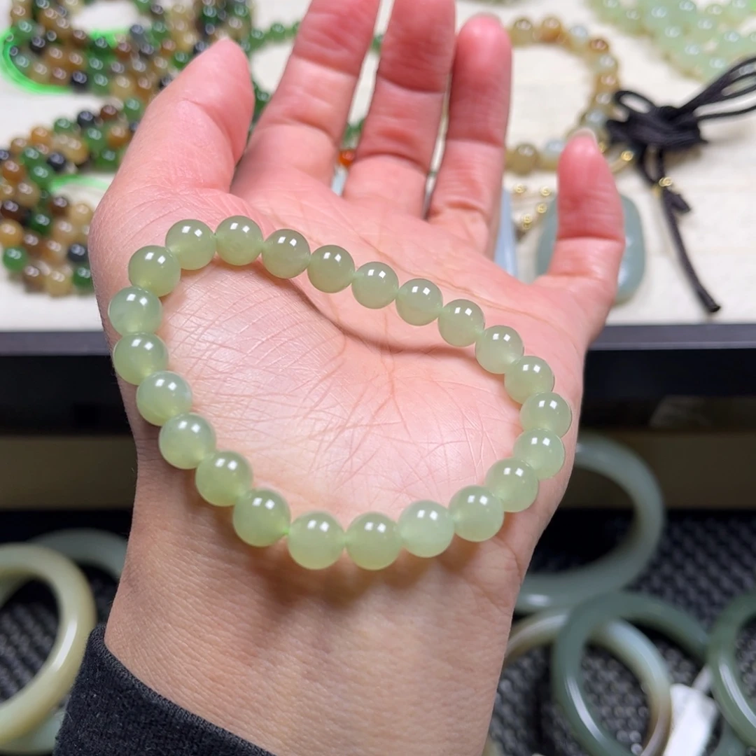 和田玉未镶嵌手链