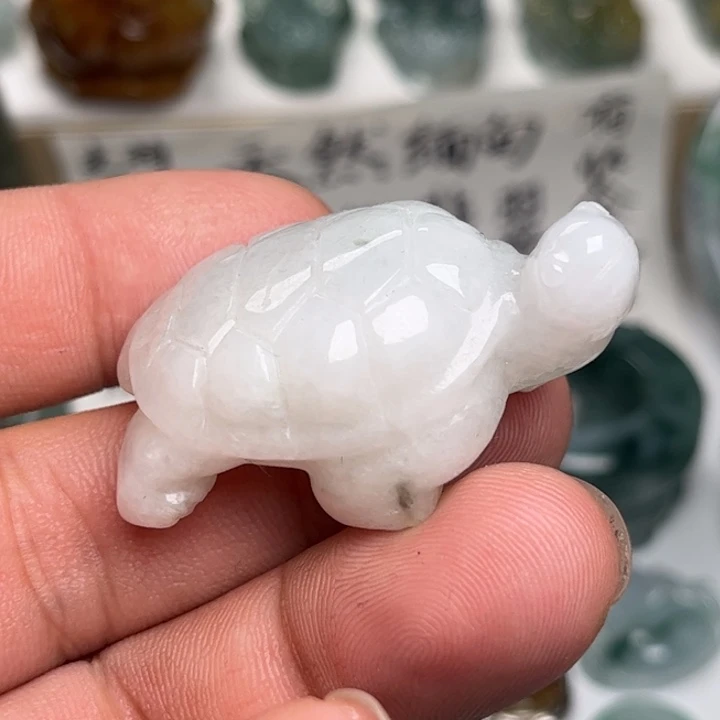 翡翠未镶嵌颈饰乌龟