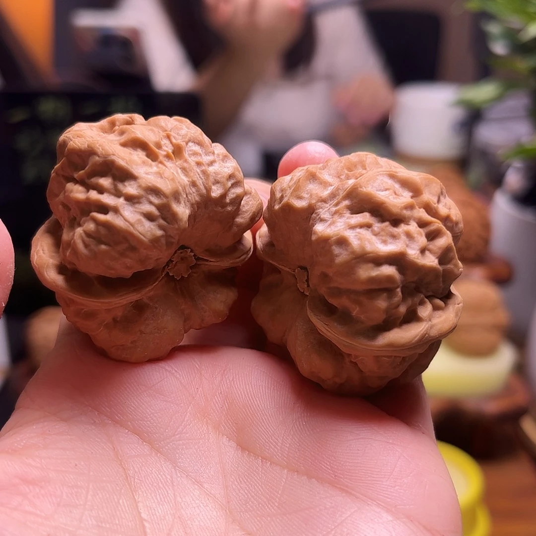 千***醉把件文玩核桃41尺白茬蛤蟆44