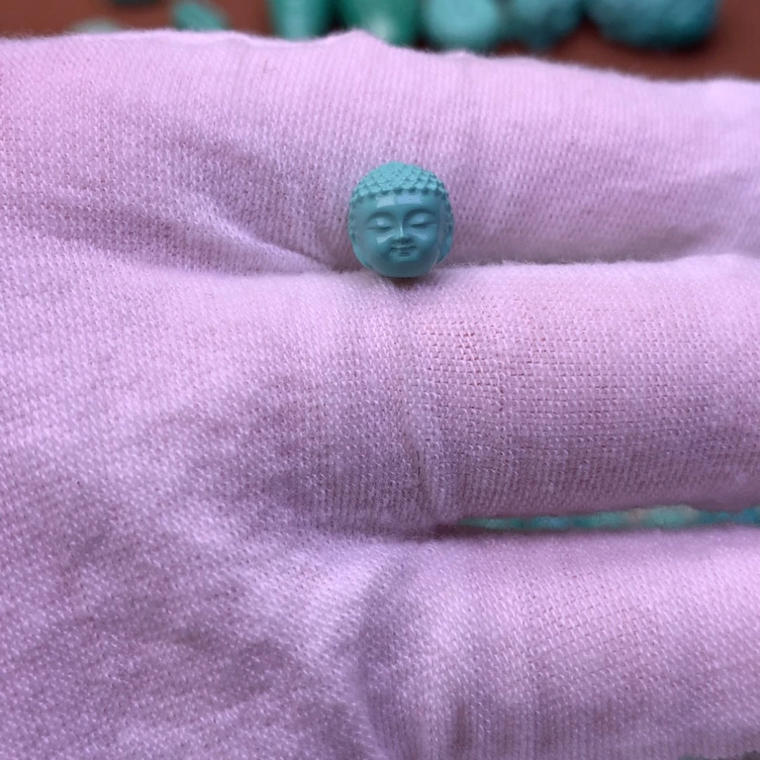 原生态散珠配珠宝宝佛头卡8