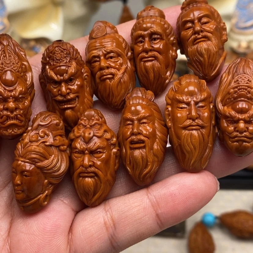 【闪购商品】橄榄核吊坠橄榄手工雕刻工艺