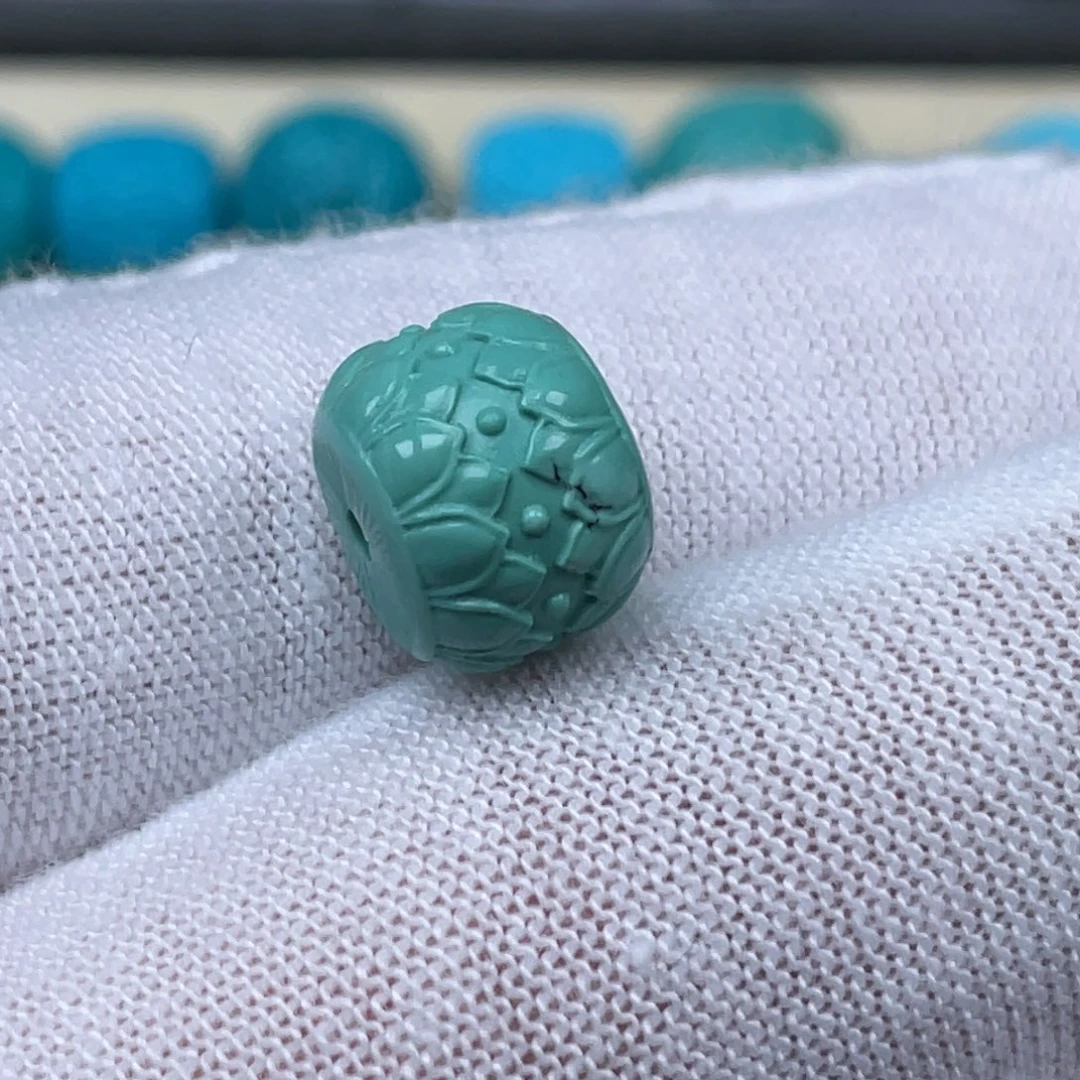 绿松石未镶嵌挂件10✖️8mm