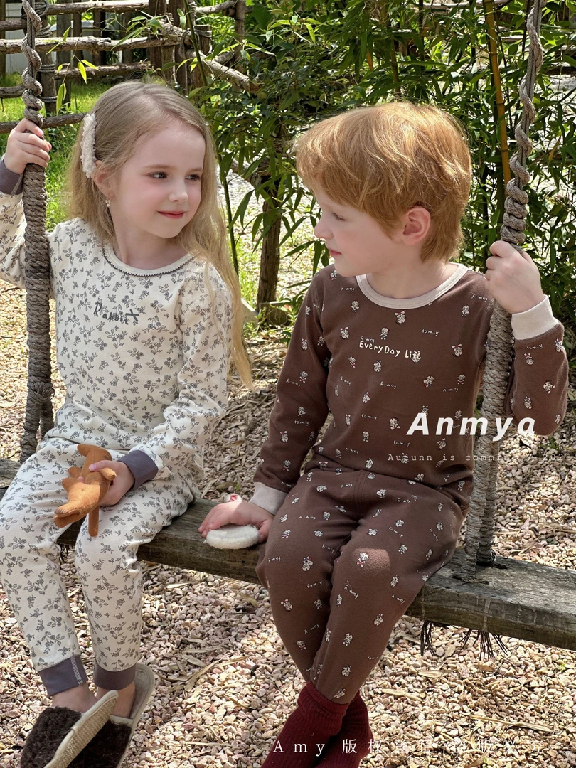 拉架秋衣裤套装男女童