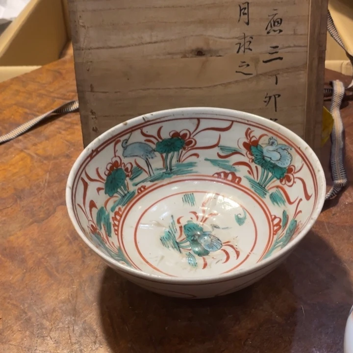 陶瓷小六古美术工艺品