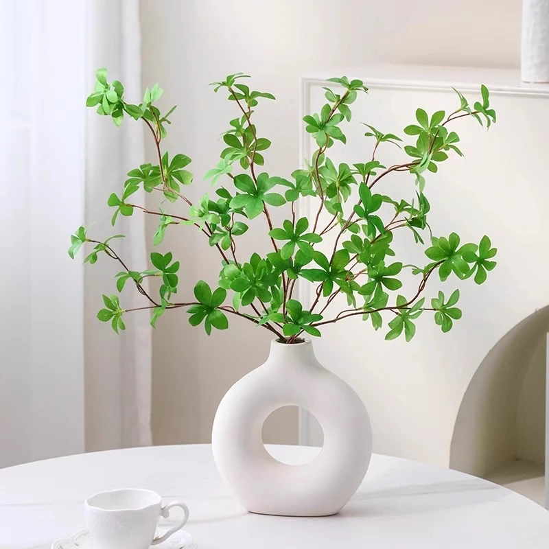 日本吊钟枝仿真植物插花摆件马醉木客厅样板间装饰品假花绿植摆设