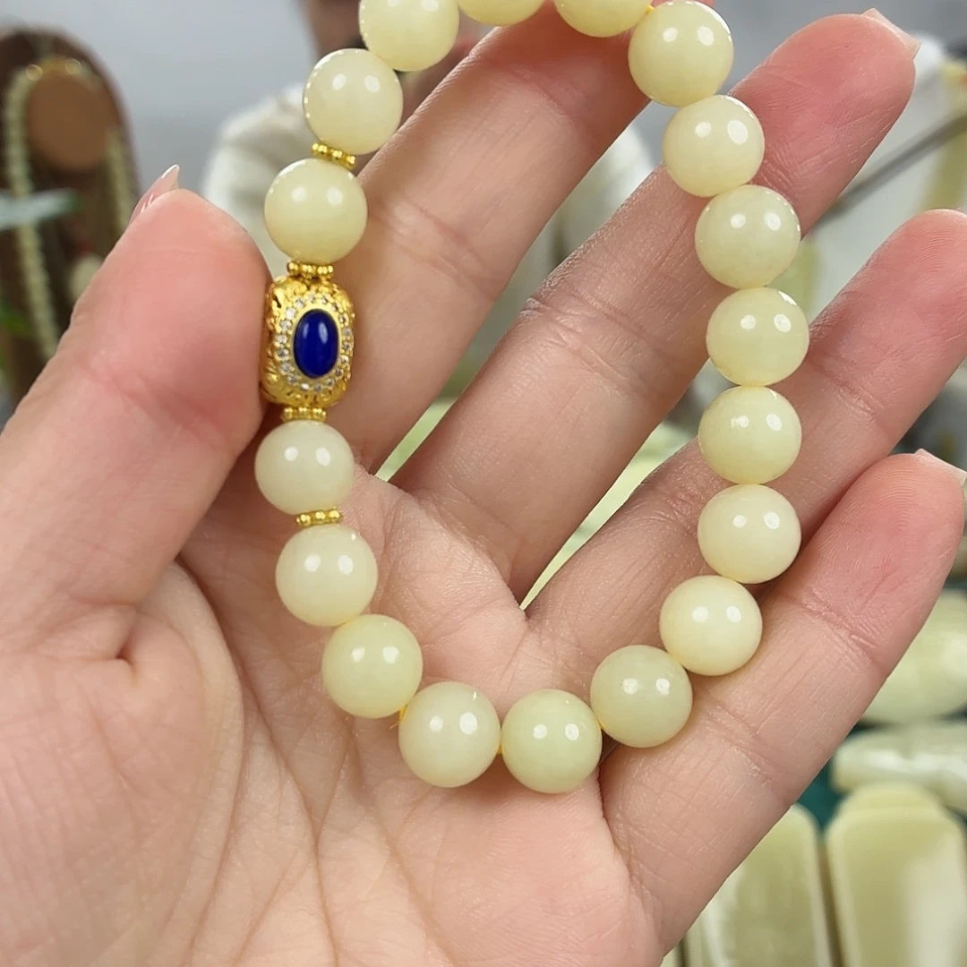 和田玉（黄玉）未镶嵌手链