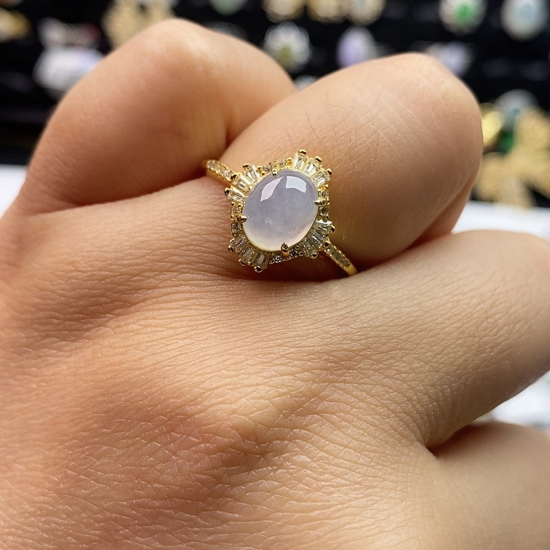 翡翠未镶嵌戒指翡翠