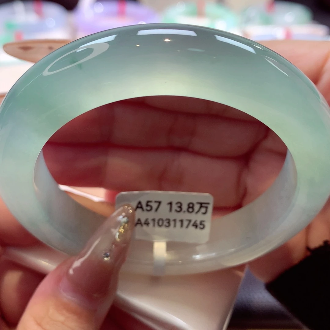 未镶嵌手镯翡翠炸光19号11