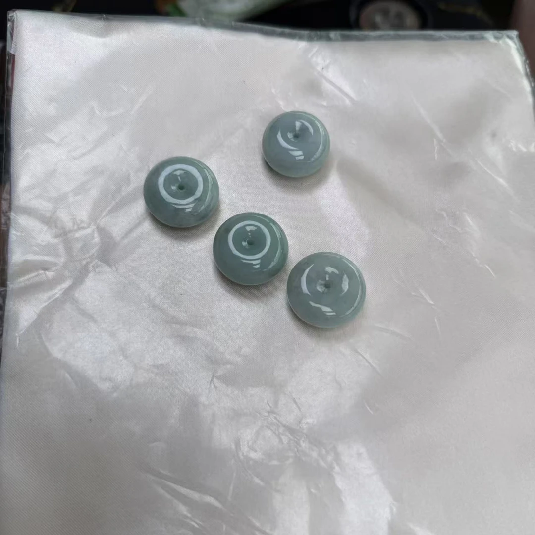 天然缅甸a货翡翠面包扣吊坠 C355—多样性发一件