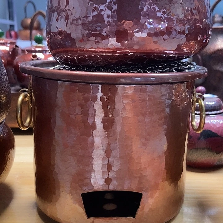 纯手工制作一铜壶制作
