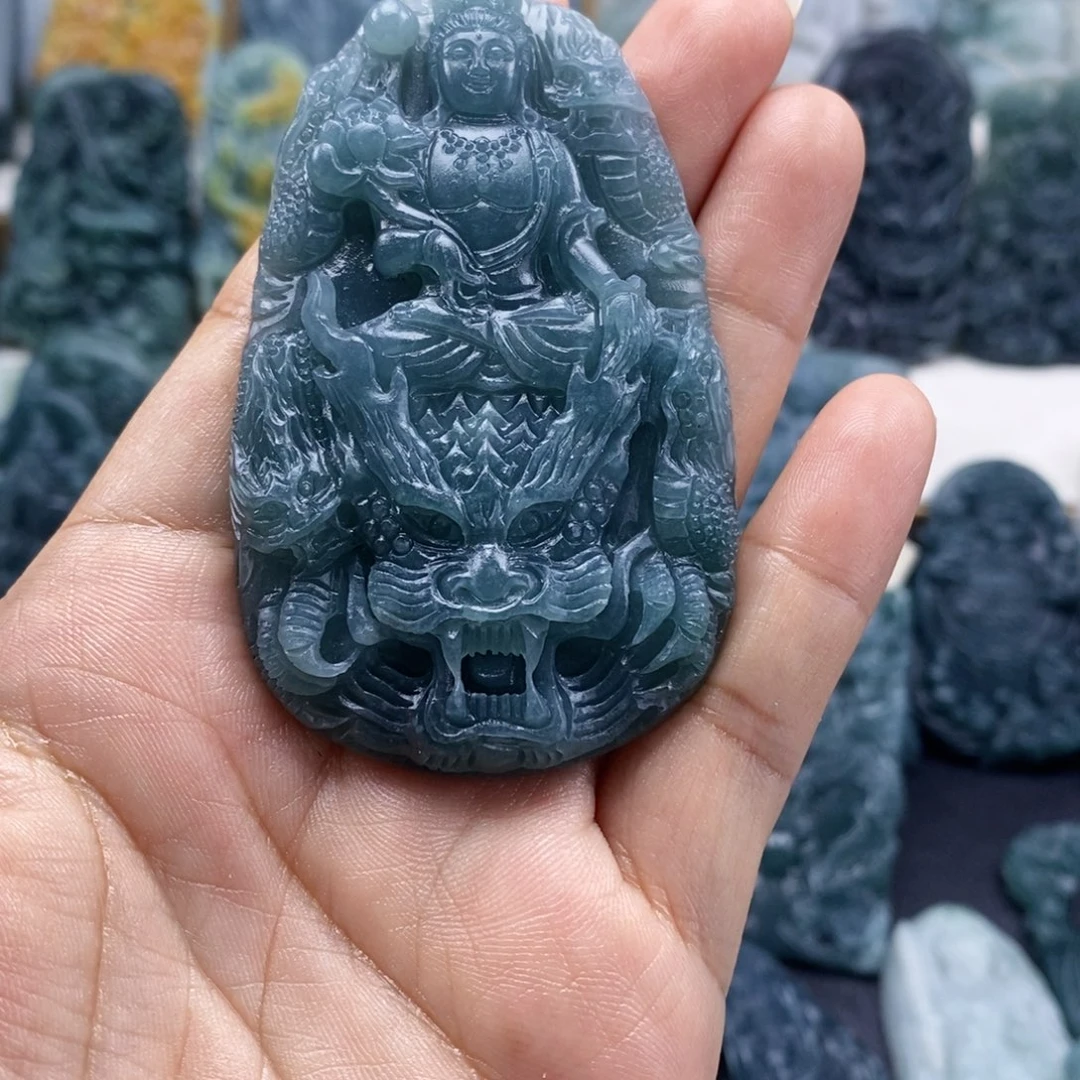 未镶嵌定制翡翠财**进翡翠