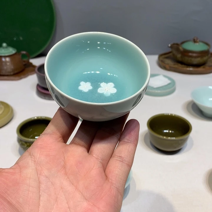 龙泉青瓷手工粉青