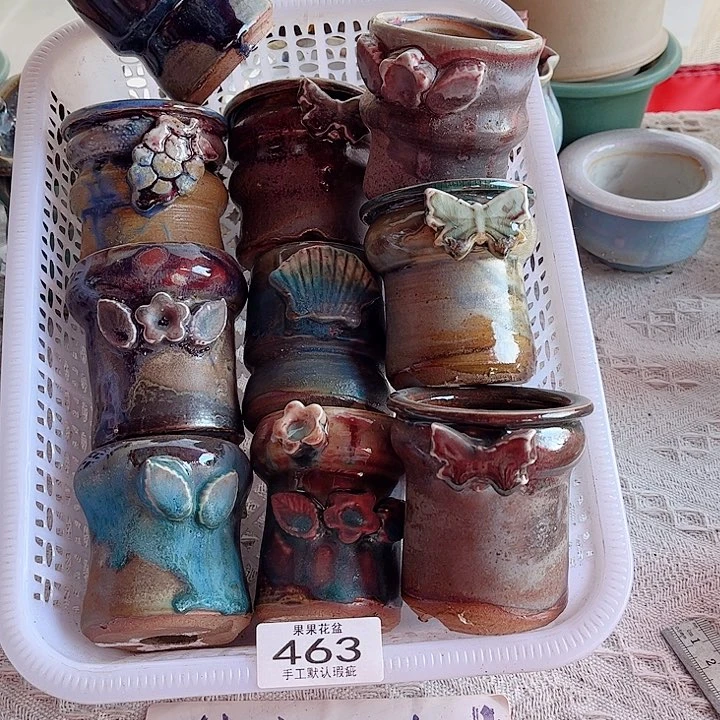 红陶陶瓷花盆463