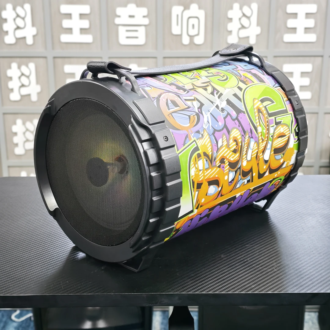 跨境专供便捷蓝牙音箱BT-68动画无线低音炮手提蓝牙音响