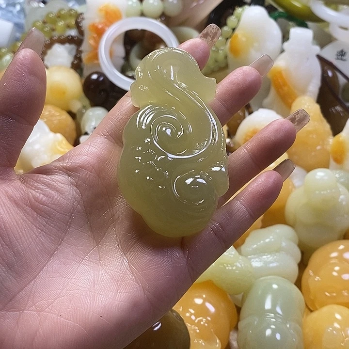完全开放手把件如意手把件