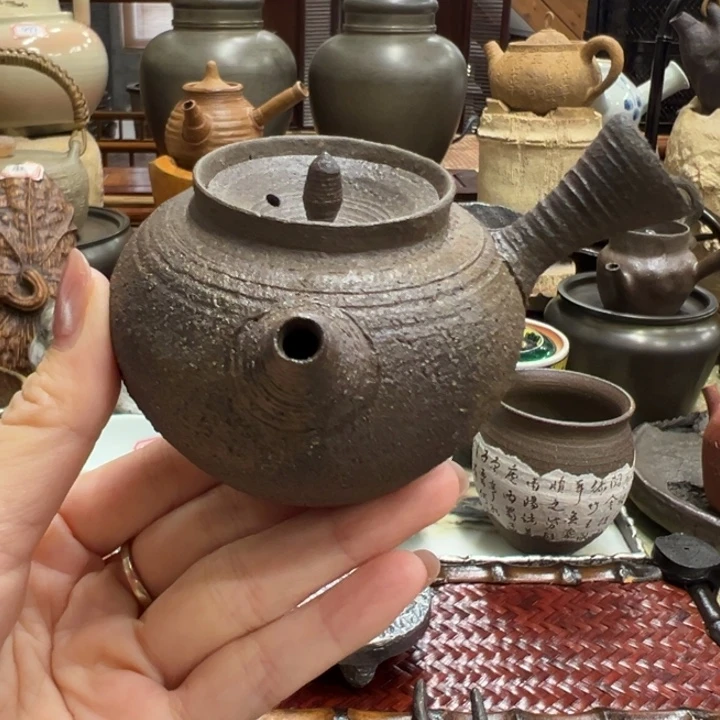 陶壶南蛮侧把茶器茶器茶器