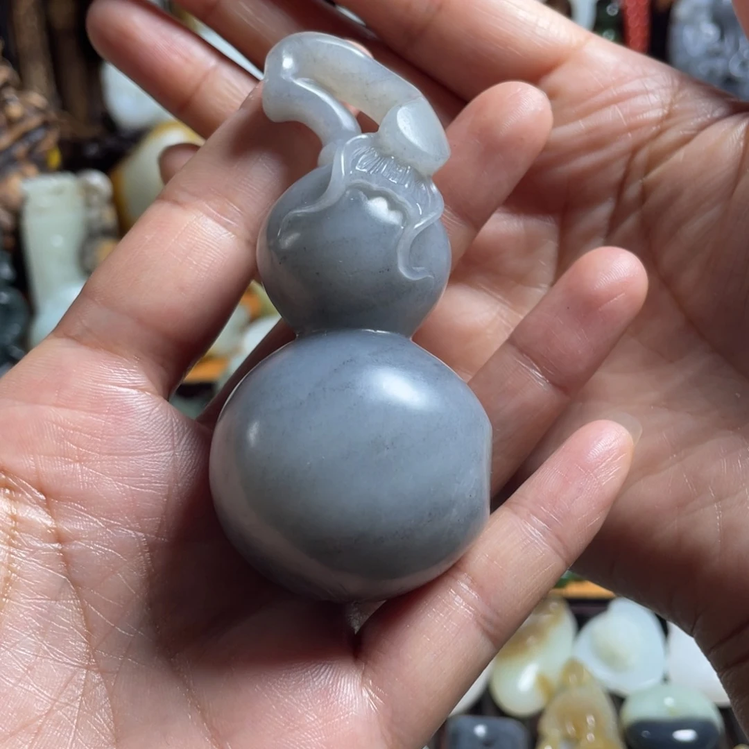 和田玉未镶嵌把件爱*书