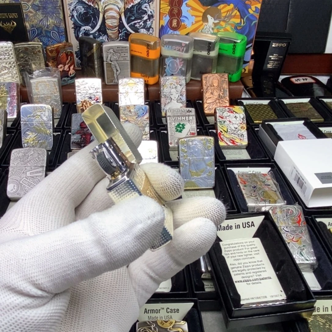 铜度****）zippo 万宝路 牛头