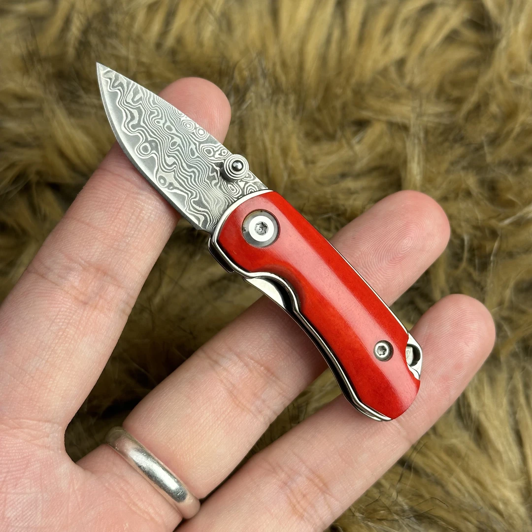 （红豆）手工大马士革多功能刀