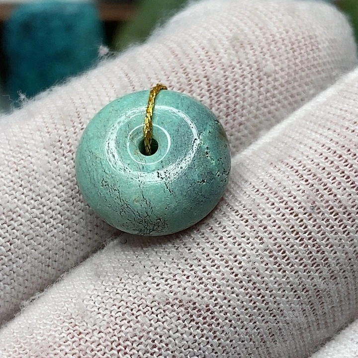 绿松石未镶嵌天然原矿 地大质检