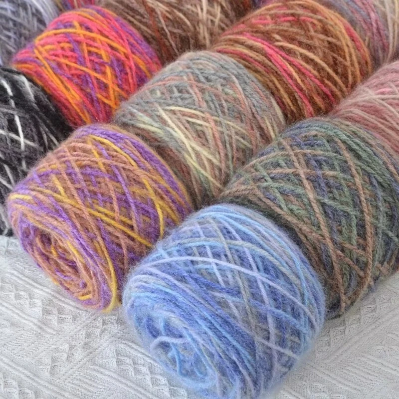 三两大团超柔星空花式混纺羊毛线婴幼儿可贴身穿中粗线(买五送一)