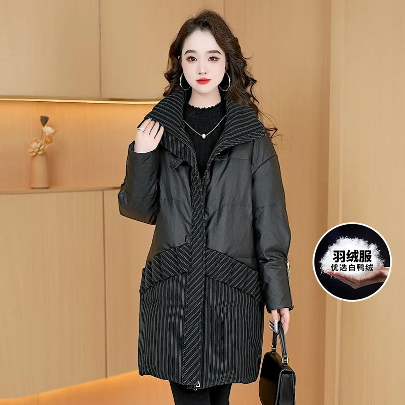 【现货羽绒服】冬季白鸭绒羽绒服百搭新款时尚气质保暖外套